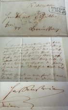Vorphila-Brief LEIPZIG 1849, Hassenstein an Kulturhistoriker Carl Schiller