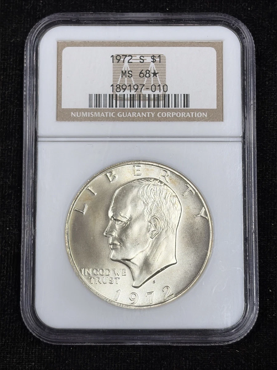 Business MS 68 Graded Eisenhower Dollars (1971-1978) for sale | eBay