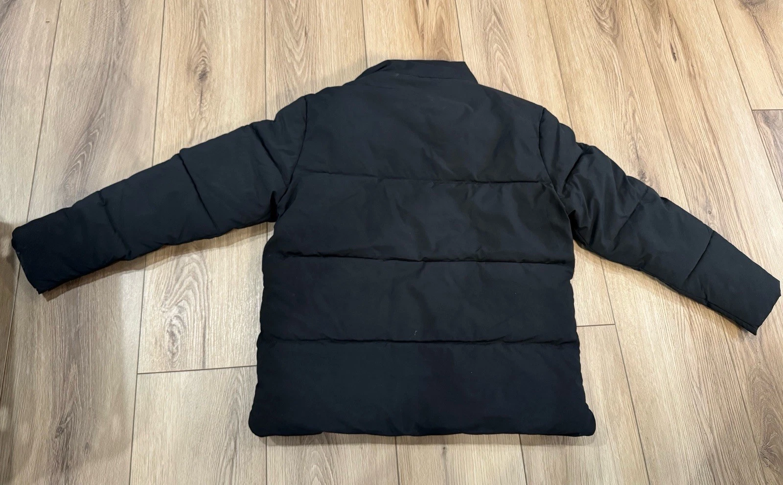 TOPMAN Padded Puffer Black Jacket Men’s Size Large - product detail image 4