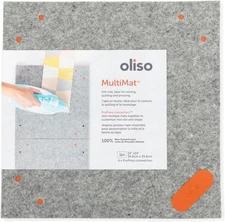 oliso MultiMat Wool Pressing Pad – 100% New Zealand Wool, 14" x 14", ½"... 