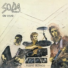 Álbum Soda Stereo Ruido Blanco - En Vivo (Vinilo) 12" (Vinilo Transparente)
