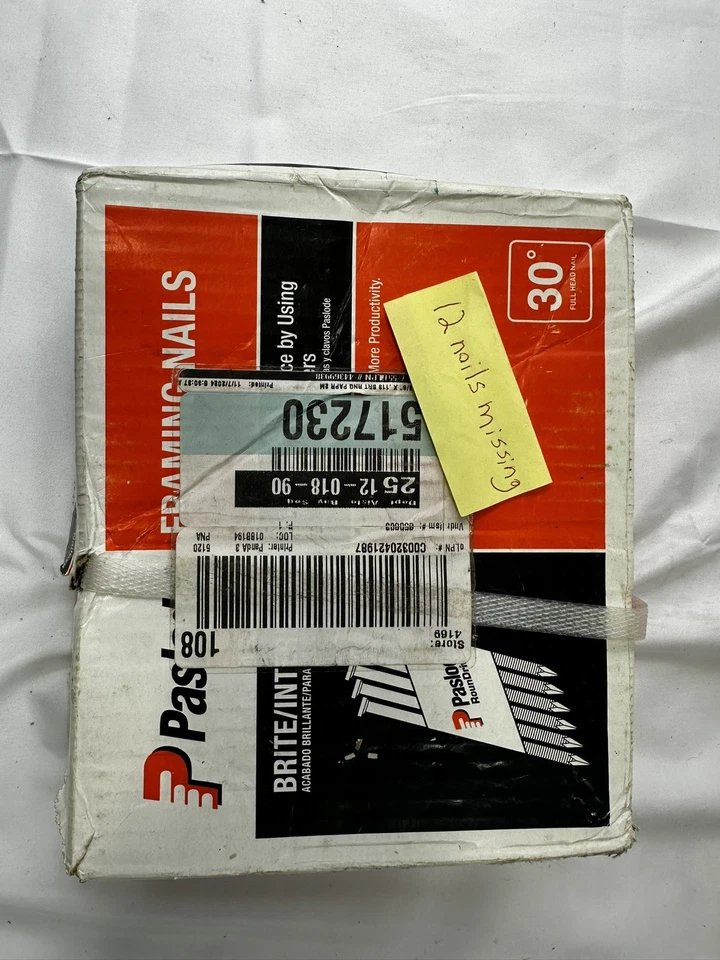 (2000-Pk) Paslode 16 Gauge Straight Strip Brite Framing Nails 30 Degree 2-3/8"  - Image 4 of 4
