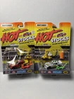 Matchbox Hot Stocks Pit-Stop Action Playset #7 & #11 Cars Sealed 1990s Vintage