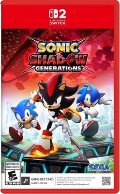 Sonic X Shadow Generations Game Key Card Switch 2 New