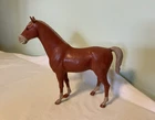 Marx Vintage 1960s Best of the West Red Thunderbolt Horse w/ Wheels