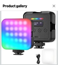 NEEWER Magnetic RGB Camera Light, 360  Full Color RGB61 Small LED Panel BRIGHT 