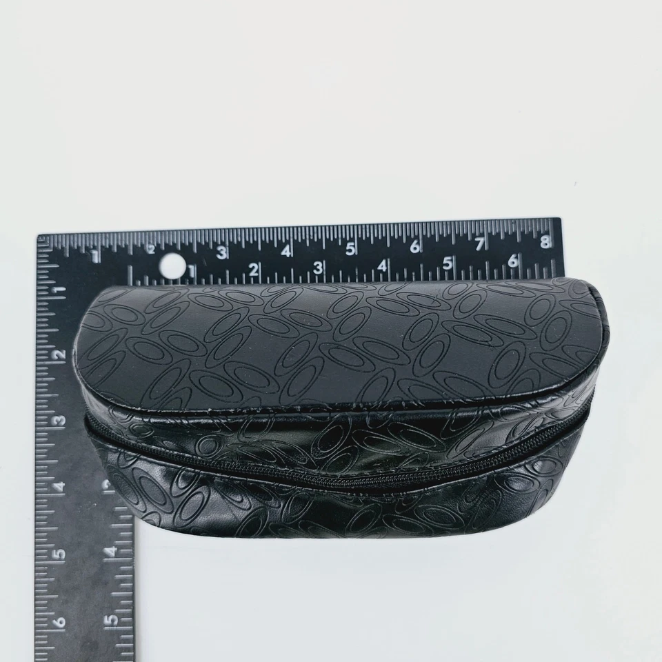 Oakley Cremallera Suave Gafas de Sol Gafas Estuche Bolsa con Muñequera Negro Foto 3 de 4