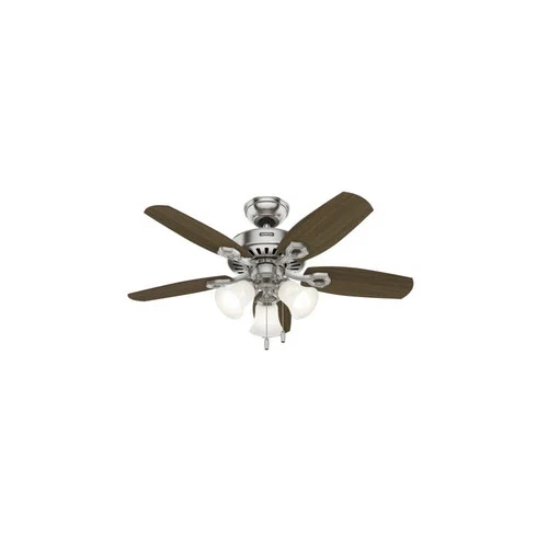 Hunter Fan Builder Ceiling Fan 42In Brushed Nickel Brazilian Cherry - Picture 2 of 8