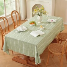 Square Tablecloth Sage Green 53 x 53 Inch, Cotton 53" x 53" Square A-green