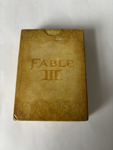 Mazzo completo Fable 3 carte da gioco edizione da collezione aperto solo per immagini