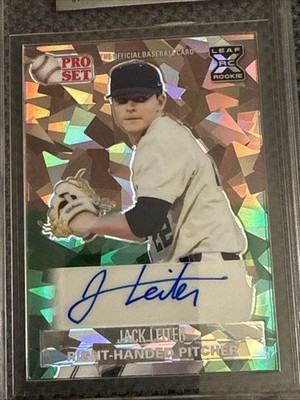 Jack Leiter Auto 1/1 2021 Leaf Pro Set Metal Autograph #PS1-JL1