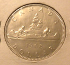1968 Canadian Gorgeous Proof Like Dollar Coin — photo 2