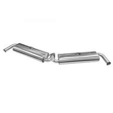 Dual Quiet Muffler, For B20311S, Stainless Steel Dunebuggy & VW