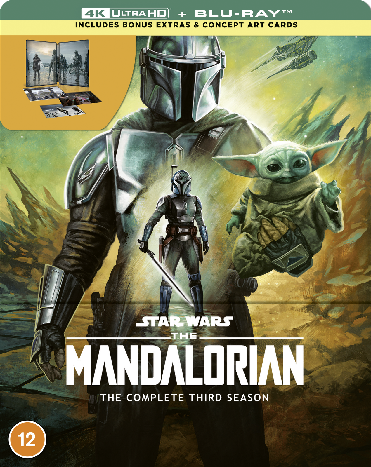 Star Wars The Mandalorian: The Complete Third Season Steelbook (4K UHD Blu-ray)