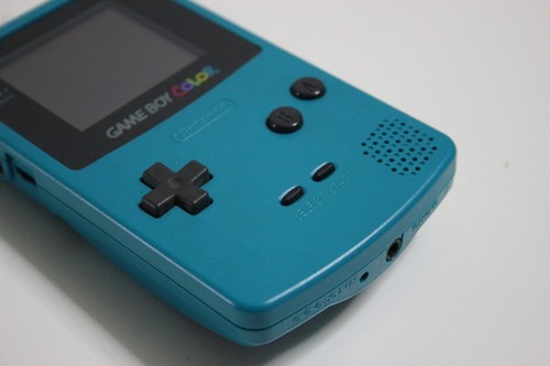 Sistema portátil Nintendo Game Boy color - azul verdoso de Japón CGB-001 muy bueno - Imagen 9 de 16