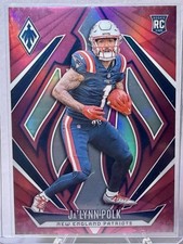 2024 Panini Phoenix Ja'Lynn Polk Rookies Pink /40 RC #190 Patriots