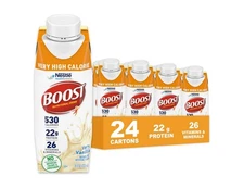 Nestlé Boost Very High Calorie VHC Very Vanilla 8 oz -Case of 24