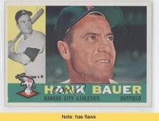 1960 Topps Hank Bauer #262 READ m5x