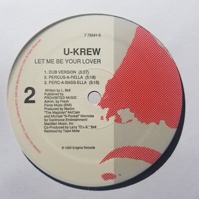The U-Krew Let Me Be Your Lover 12