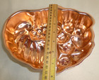 Vtg Wearever Copper Cornucopia Horn of Plenty Jello Mold Pan 6 cup Model 2977 — photo 4