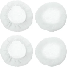 4Pcs Car Polisher Bonnet Buffing Pad Lamb'S Wool Polishing Buffing Pad Cover for