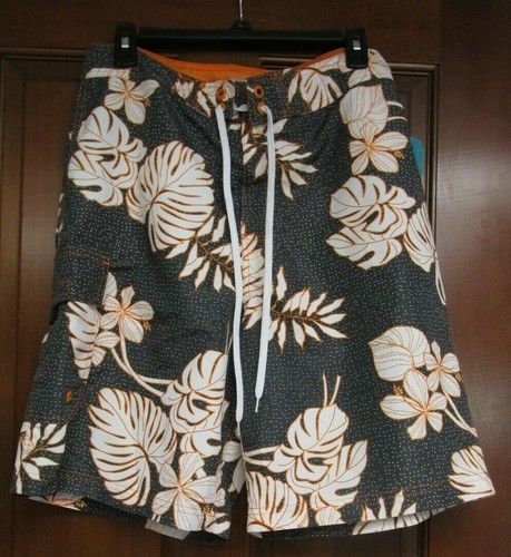 Utility Men's Black/Orange Shorts Size 32