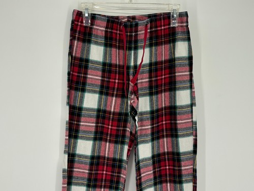 Old Navy Red Green White Tartan Plaid Sleepwear Pajama Pants Women's Size XS - Picture 4 of 8