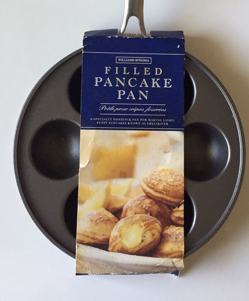 WilliamsSonoma Filled Pancake Pan Danish Ebelskiver Nonstick Nordic