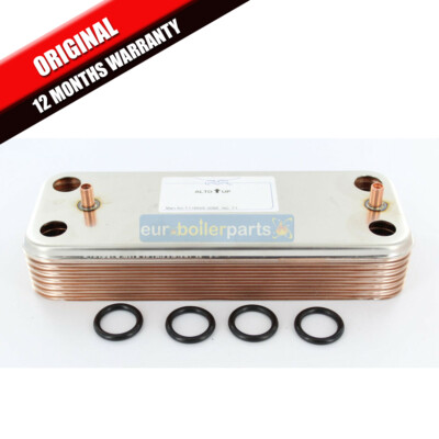 Baxi, Main Potterton Performa Modelle Plattenwärmetauscher Teilenr. 248046 ORIGINAL