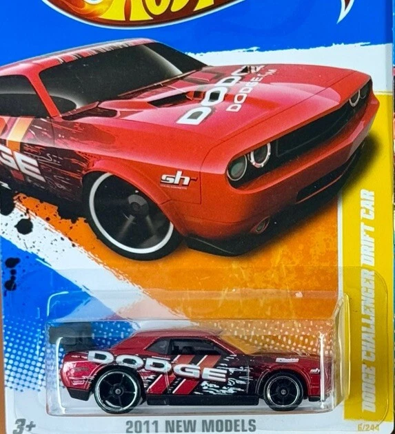 Hot Wheels 2011 New Models DODGE CHALLENGE DRIFT CAR 6/50 Candy&Rusty Reds w/o5b - Image 3 of 4