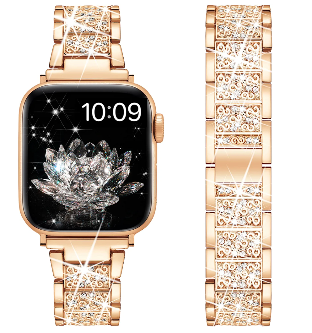 Dressy Bling Band Strap Apple iWatch 49mm 45mm 44mm 42mm