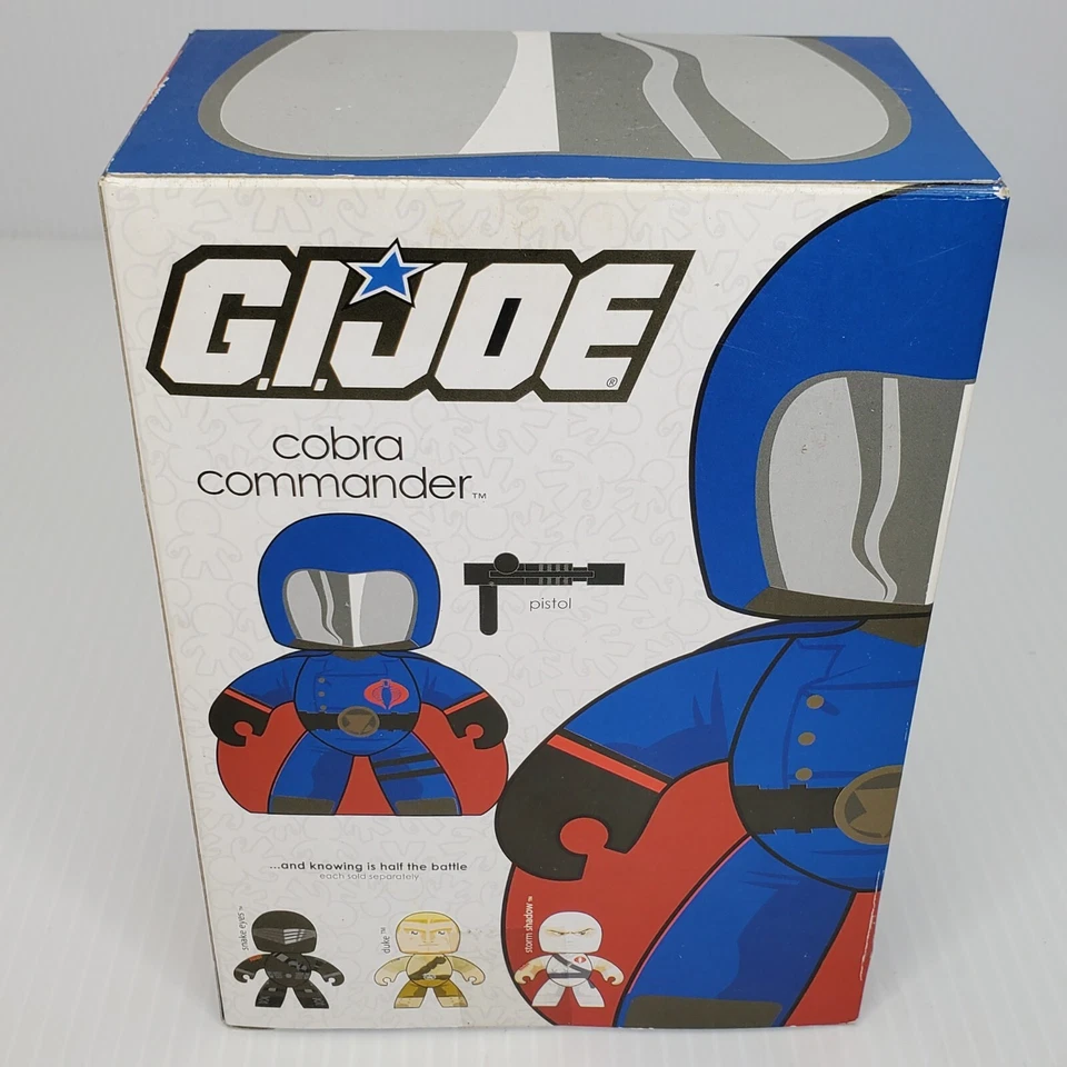 Figura de Comandante Cobra Mighty Muggs G.I Joe Sellada Hasbro Coleccionable 2008 Foto 4 de 4