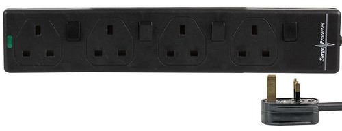 1PZ PROLUNGA ELETTRICA LINEARE BIPASSO 3X1 BIANCA - mt.3