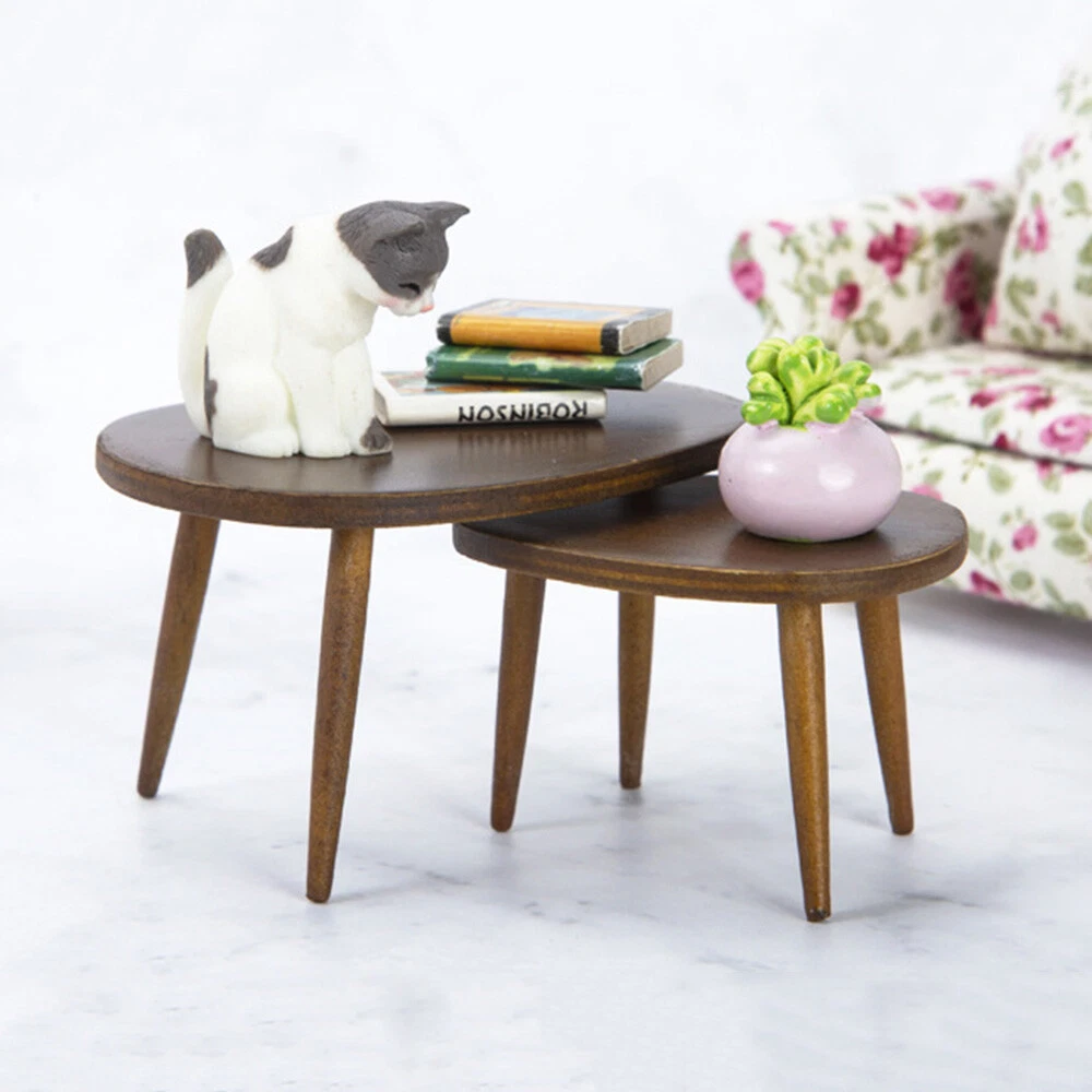 Birch wood end tables deals