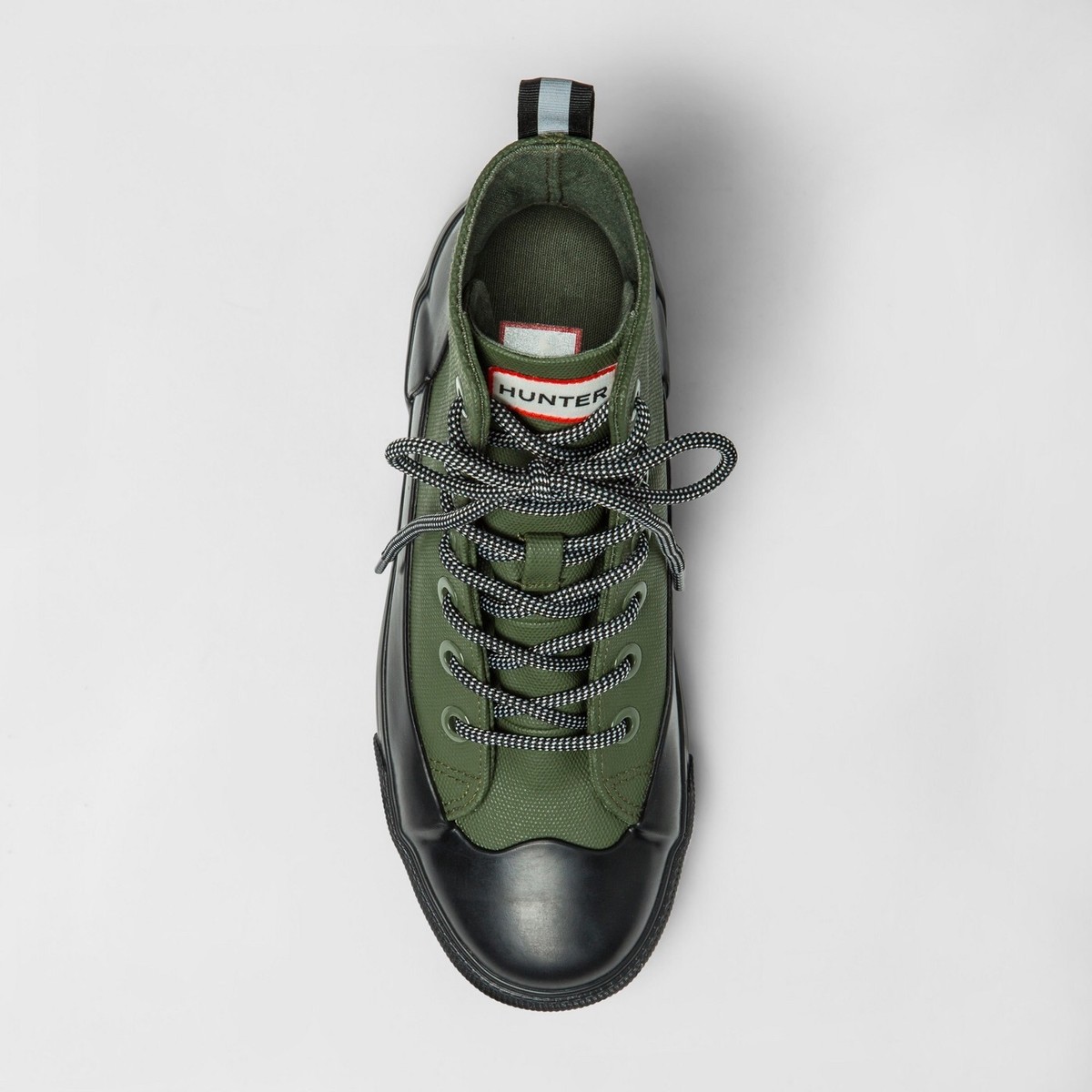 Hunter Unisex Adult Size 6 Green Dipped Canvas High Top Sneakers Hunter High Top Athletic Shoes for Women for sale | eBay main image 4