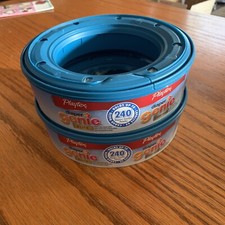 2 PK Playtex Baby Diaper Genie Refill Each Holds 240 Diapers