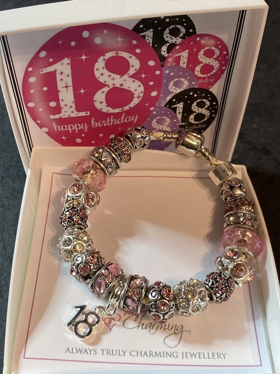 18th birthday charm bracelet deals