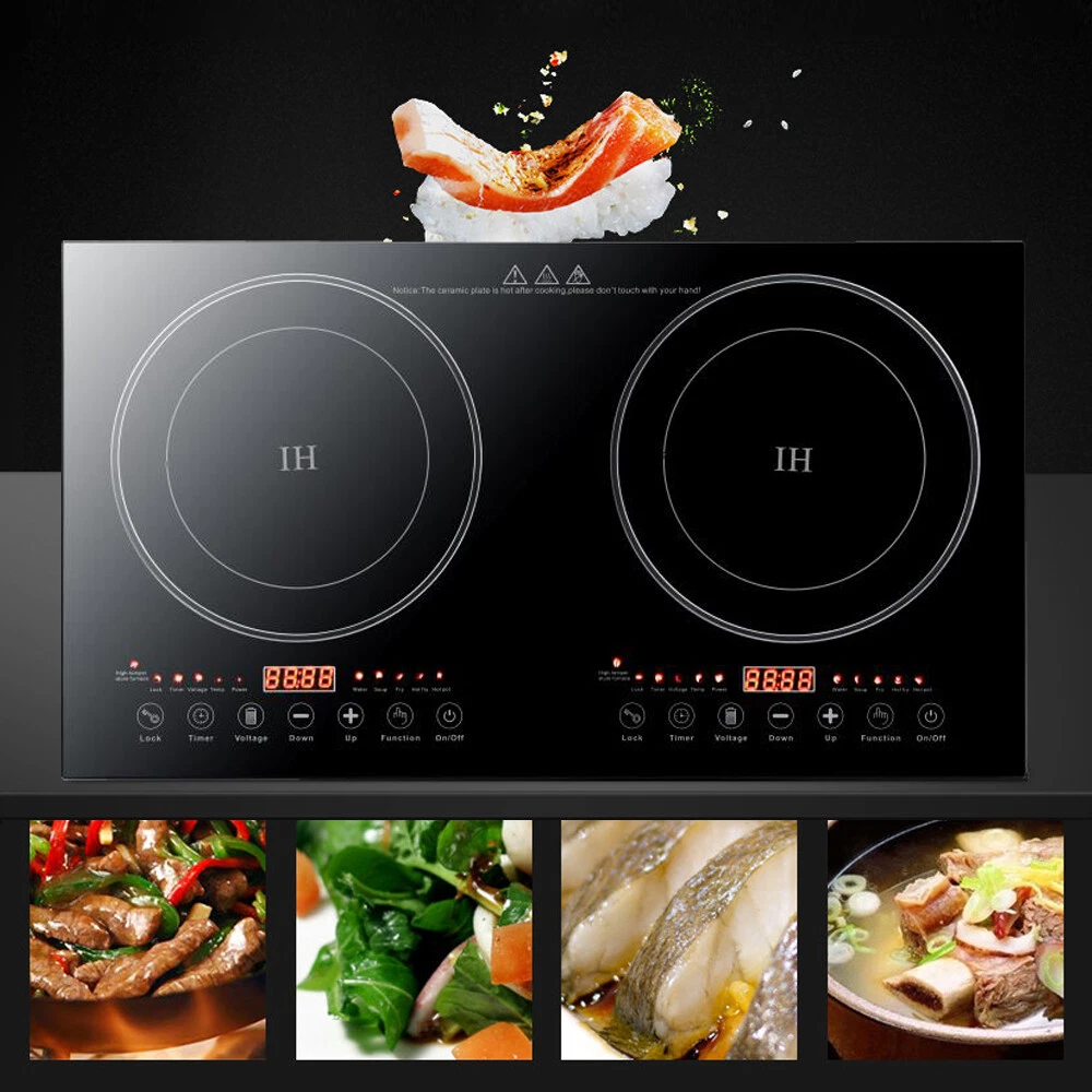 Portable Induction Cooktop Countertop Dual Cooker Burner Stove Hot Plate 2400W
Opens in a new window