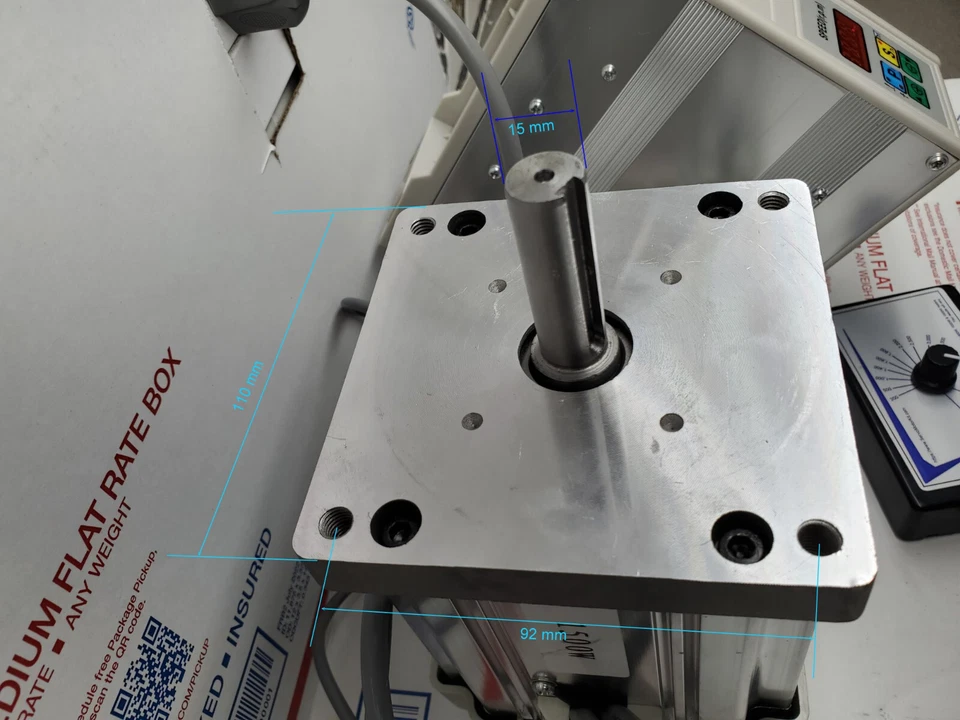 1500W Servo Motor Side Mount 2 HP 1,500 Watt Variable Speed Reverse on the fly - Image 3 of 4