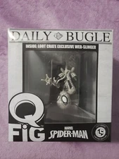 Spider-Man Q Fig Qmx Marvel Daily Bugle LootCrate Exclusive Same Day Shipping
