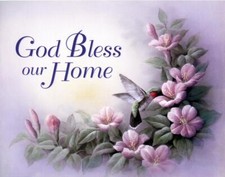Ceramic Backsplash Tile Mural Inspirational Kitchen/Bathroom - God Bless