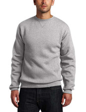 Russell Athletic Poly/Cotton Crewneck Sweatshirt - Oxford Gray - Medium NWT