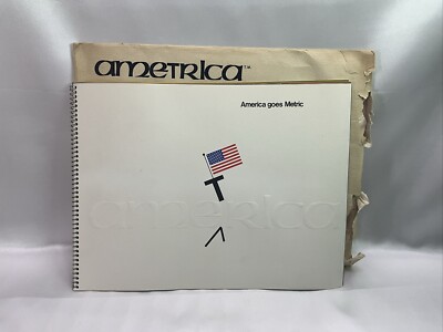America Goes Metric System 1974 Vintage Pamphlet Ametrica