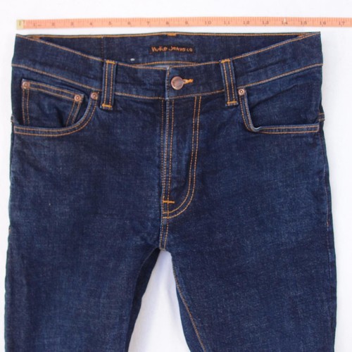 Jean HUGO BOSS DELAWARE Ajusté Straight - Taille W38 L32, Bleu, 2% élasthanne, Occasion Parfait état