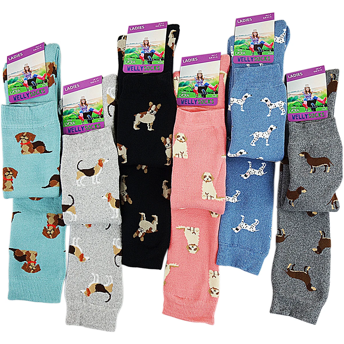 Wellington boot shop socks ladies