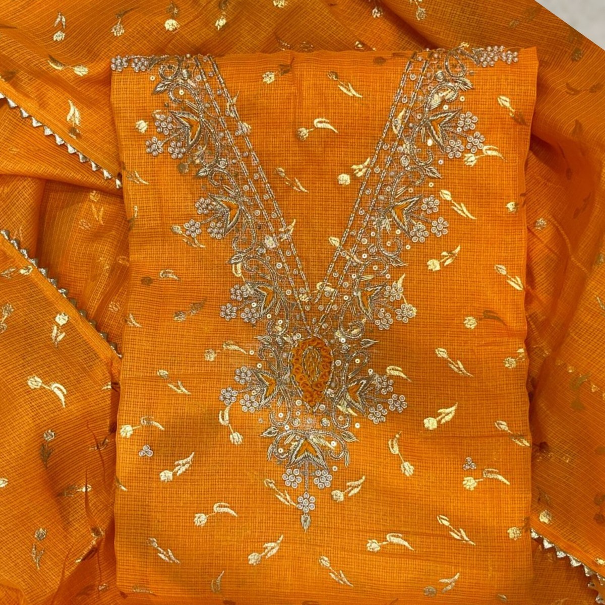 Yellow Salwar Kameez Indian Suits Women Punjabi Suits Wedding Party Wear  Dress | eBay