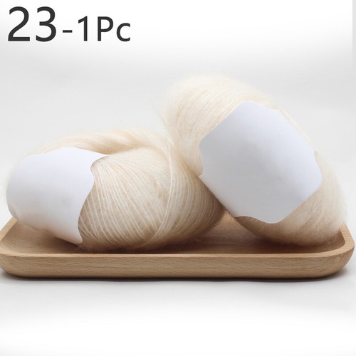 25g/ROll Mohair Cashmere Knitting Wool Yarn Soft Shawl Scarf DIY Crochet Thread - Picture 34 of 51