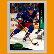 Sergei Nemchinov #128 1993 Parkhurst Emerald Ice New York Rangers Hockey Card NM