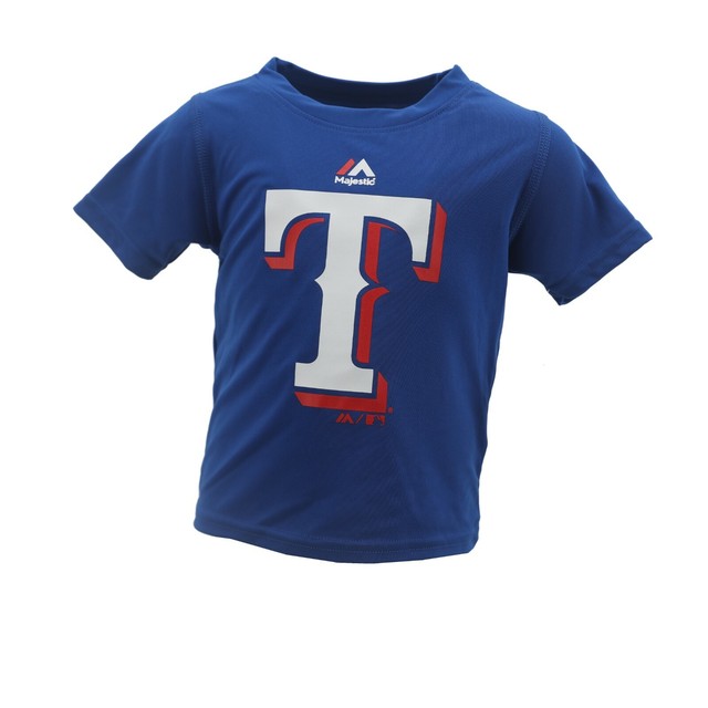 Texas Rangers Official MLB Majestic Cool Base Baby Infant Size Athletic