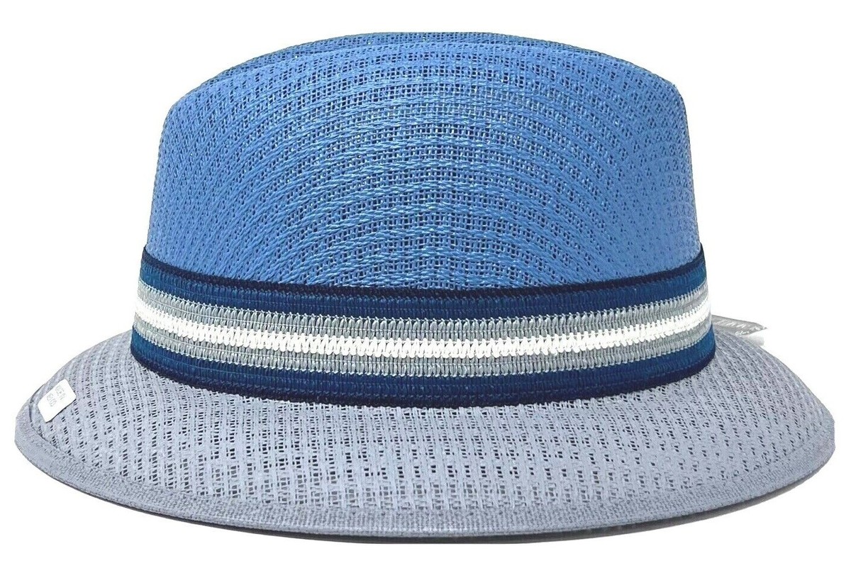 Danny De La Paz Signature Blue & Grey Lowrider Fedora Hat